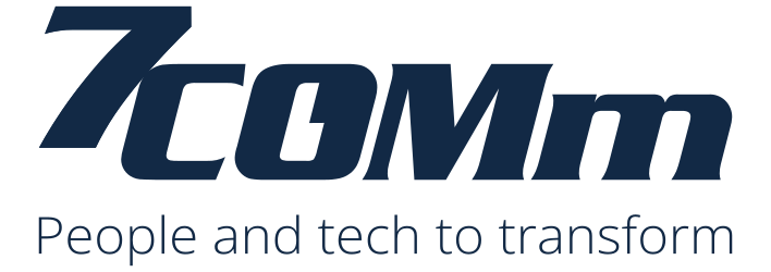 Logo 7COMm - People and tech to transform 